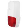 Nivian Smart - Udendørs sirene - Strømforsyning 12VDC/1A - Advarselsblink / Sirene 95dB - Trådløs 433MHz - Kompatibel med Nivian Smart Alarmpanel