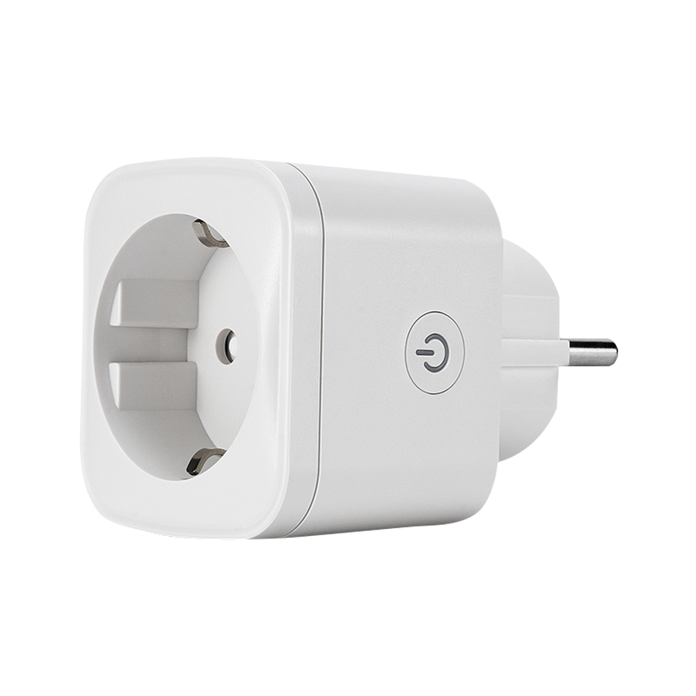 Smart stikkontakt - WiFi 2.4 GHz - Maksimal belastning 16A - Forbrugsstatistikker - Timer og kalender - TUYA Smart / Google / Alexa kompatibel