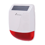 Nivian Smart - Udendørs solsirene - Integreret solpanel - Advarselslyste / Sirene 120dB - Trådløs 433MHz - Kompatibel med Nivian alarmsæt