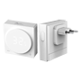 Intelligent kedel termostat - Dobbeltmodul: WiFi HUB + Radiokontrol - Universal: kablet eller trådløs - NVS-RADIATOR-TRV radiatormonterede ventiler - Kompatibel med TUYA Smart - Kompatibel med Alexa og Google Assistant