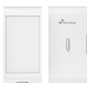 Nivian Smart - Vibrationssensor - Glasknusning eller bevægelse af objekter - Høj følsomhed - Trådløs 433MHz - Kompatibel med Nivian Smart Alarmpanel