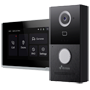 Nivian Video Dørtelefon Kit 2 Ledere - Udendørspanel 2 ledere + WiFi Monitor - Udendørsplade IP65 / Kamera 1080P - MF kortlæser / 2 relæudgange - Vægmonteret 7" touchscreen monitor - Tuya App / Fjernstyret åbning og opkald
