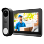 Nivian Trådløs Video Dørtelefon Kit WiFiHaLow - Trådløs Udendørspanel + WiFi Monitor - Udendørsplade IP65 / Kamera 1080P - 1 låseudgang - Vægmonteret 7" touchscreen monitor - Tuya App / Fjernstyret åbning og opkald