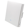 Intelligent vægkontakt 1 linje - WiFi 2.4 GHz IEEE802.11 b/g/n - Maksimal belastning 10A - Overspændingsbeskyttelse - Kompatibel med TUYA Smart - Kompatibel med Alexa og Google Assistant