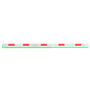 Parkeringsbarrierearm - Kompatibel med PB-PARKBARRIER PRO og ULTRA - Teleskopisk lige arm op til 6 m - Lavet af aluminium - Status LEDs : Gummistrimmel - Nem installation