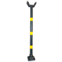 Vertikal støtte til barrierearm - Kompatibel med parkeringsbarrierer - Nødvendig ved bomme på 6 meter - Justerbar højde: 78 ~ 98 cm - Grå farve med refleksstriber