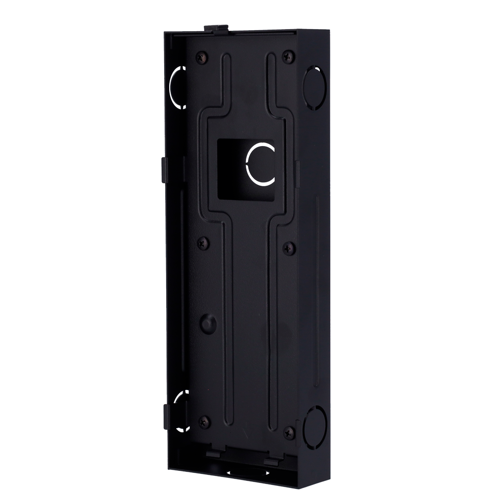 Video dørtelefonbeslag - Akuvox-specifik AK-S535 med modul - Dimensioner: 255 (H) x 93 (B) x 33 (D) mm - Lavet af galvaniseret stål - Indbygningsmontering - Let installation