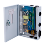Strømfordelingsboks - 1 AC input 180-246 V 50-60Hz - 9 outputs - Selvnulstillende sikringsbeskyttelse - Output spænding 12 V / 120 W - Metalkabinet