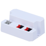 Switching strømforsyning - AC input 100V ~ 240V - Output 2 kanaler - DC Output 12 V / 2 A (24W) - Hvid farve