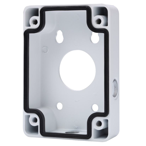 Korrosionsbestandig junction box - Til speed domes - Egnet til udendørs brug - Vægmontage - Grå farve 160 (H) x 115 (W) x 37 (D) mm - Kabelgennemføring