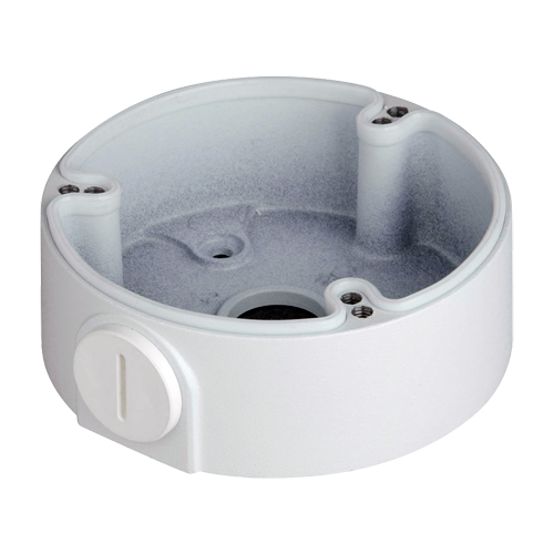 Junction box - Egnet til udendørs brug - Væg eller loft montage - Kabelgennemføring - Hvid farve - 32 (H) x 90 (Ø) mm
