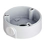 Junction box - Egnet til udendørs brug - Væg eller loft montage - Kabelgennemføring - Hvid farve - 32 (H) x 90 (Ø) mm