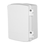 Forgreningsboks - Til motoriserede domekameraer uden huller - Egnet til udendørs brug IP66 - Lavet af aluminiumslegering og SECC - 297,2 mm (H) x 248 mm (B) x 130,7 mm (D) - Kabelforskruning: Hvid farve