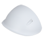 Solbeskyttelseshus - Til domekameraer - Egnet til udendørs brug - Aluminium og SGCC - Hvid farve - 69,4 mm (H) x 154,4 (B) x 97,5 (D) mm