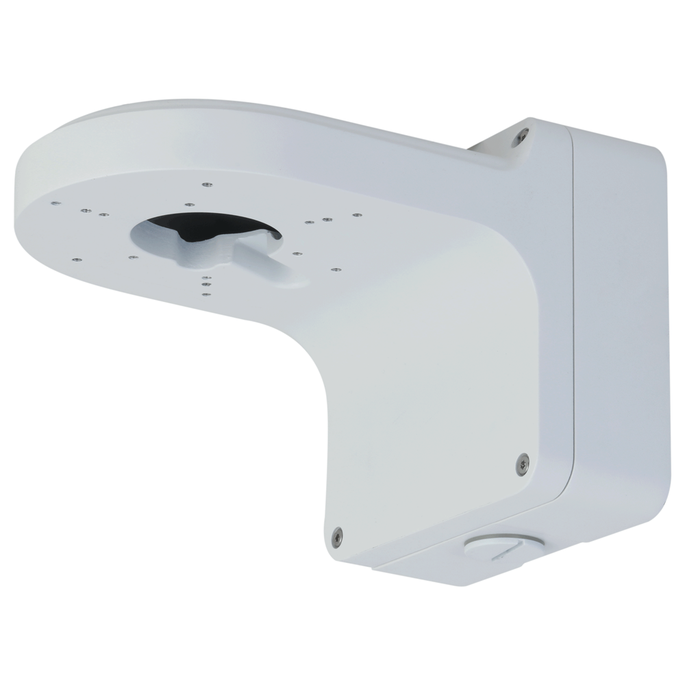 Vægbeslag - Til domekameraer - Til udendørs brug - Maksimal belastning 3 kg - Kabelgennemføring - Hvid | 144,4 (H) x 160,7 (B) x 222 (D) mm