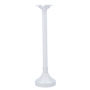 Udtrækkeligt loftbeslag - Højde 475-800 mm x 125,9 mm (basediameter) - Til udendørs brug - X-SECURITY kompatibel - Kabelgennemføring - Hvid farve