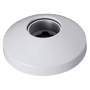 Loftbeslag - Til motoriserede dome kameraer - Lavet af aluminium og polycarbonat - 41,5 mm (H) x 133,6 mm (Ø) - Kabelgennemføring