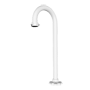 Svanehals beslag til motoriserede domes - Egnet til udendørs brug - Gulvmontering - Hvid farve - Kabelgennemføring - 700 mm (H) x 121,9 (B) mm x 343,6 (D) mm