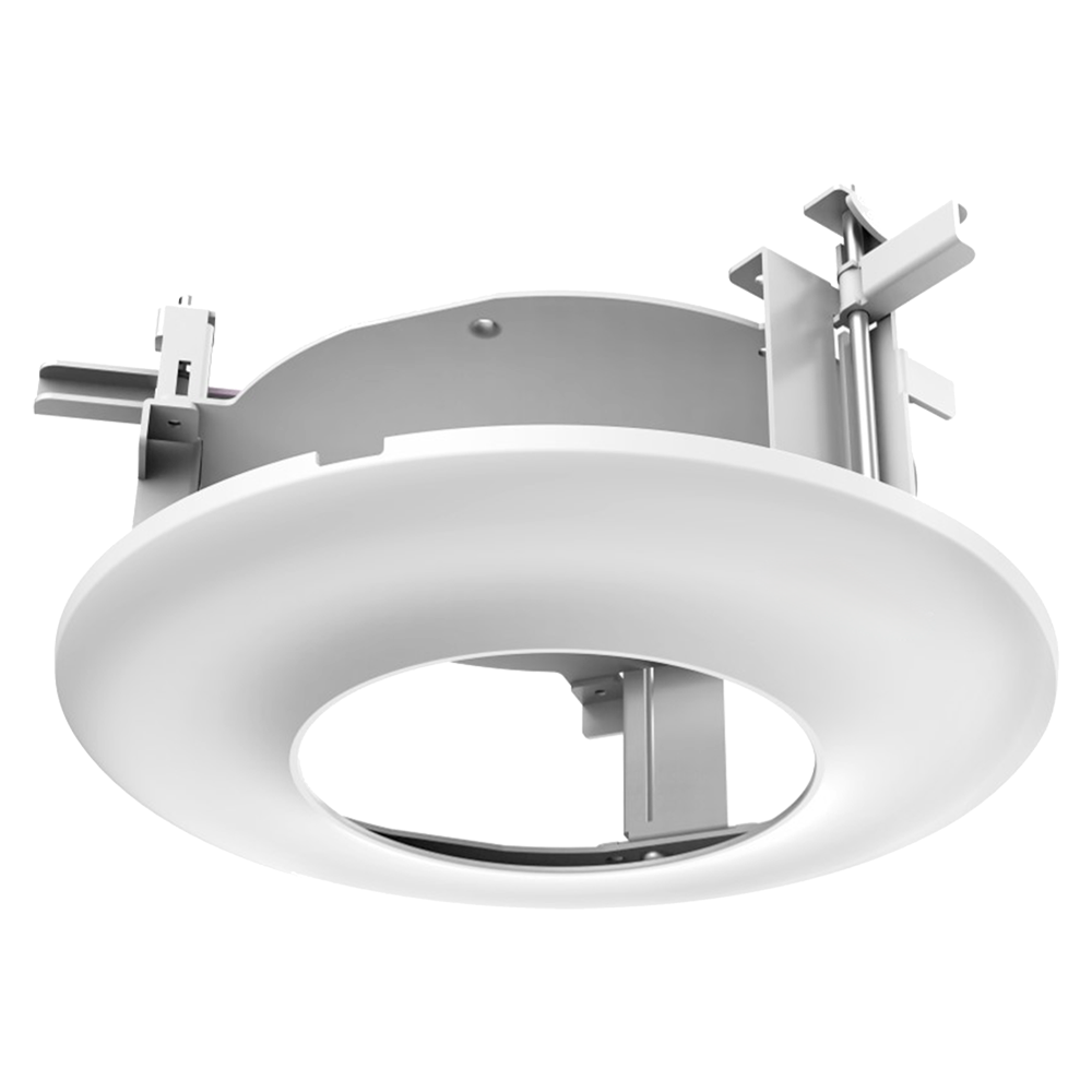 Loft indbygningsbeslag - Til domekameraer - Egnet til udendørs brug - Hvid farve 109.7 mm (H) x 211.5 (Ø) mm - Maksimal belastning 3Kg - SECC og PC