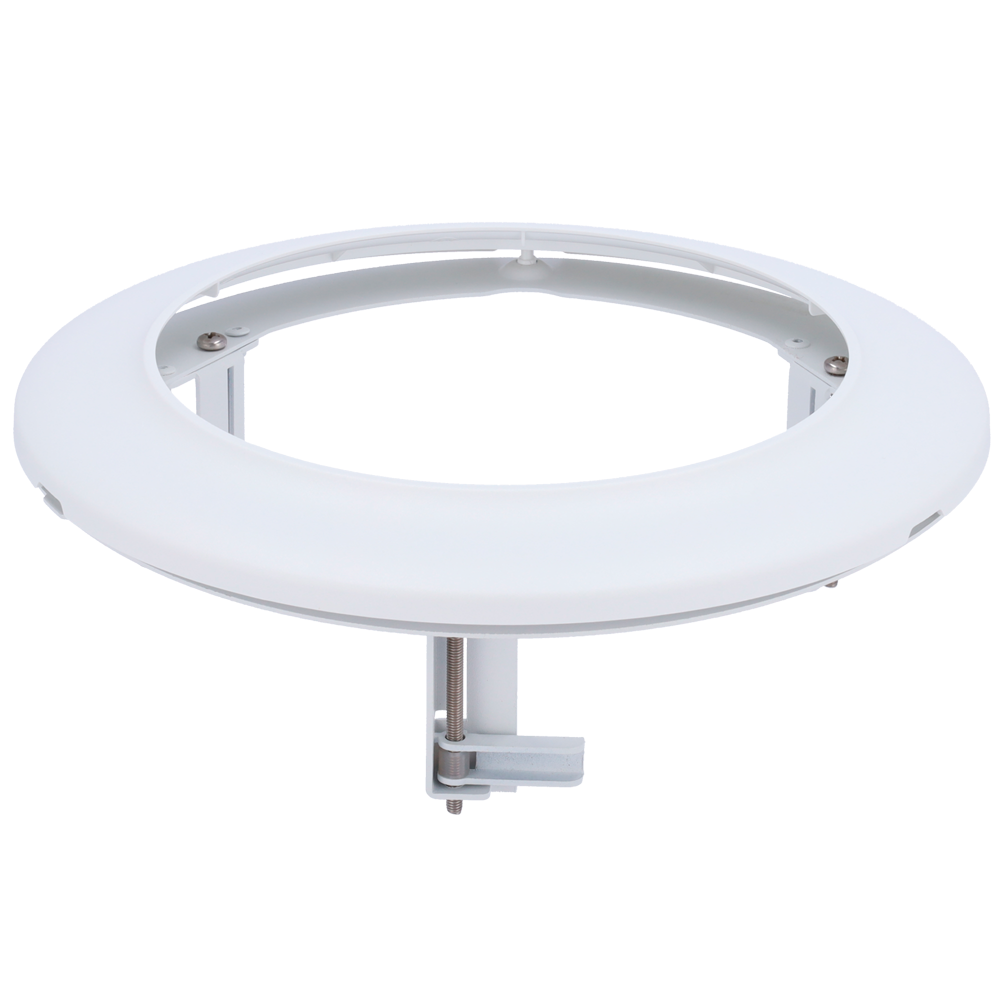 Loft indbygningsbeslag - Til domekameraer - Egnet til udendørs brug - Hvid farve - Maksimal belastning 3 Kg - 78 mm (H) x 238 (Ø) mm
