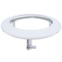 Loft indbygningsbeslag - Til domekameraer - Egnet til udendørs brug - Hvid farve - Maksimal belastning 3 Kg - 78 mm (H) x 238 (Ø) mm
