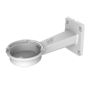 Vægbeslag - Til positionering af domekameraer - Aluminium - Hvid farve - Maksimal belastning 3.6 Kg - Kabelgennemføring
