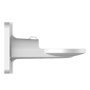 Vægbeslag - Til positionering af domekameraer - Aluminium - Hvid farve - Maksimal belastning 30 Kg - Kabelgennemføring