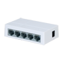 Branded Fast Ethernet Switch - 5 porte RJ45 - Hastighed 10/100Mbps - Forbedret buffering til videostreaming - Plug and Play - Metalkabinet for øget robusthed
