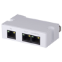 Mærke - Passiv POE forlænger - Øg PoE rækkevidden - IEE 802.3 af/at - Udgangseffekt 15,4W - 10/100Mbps porte