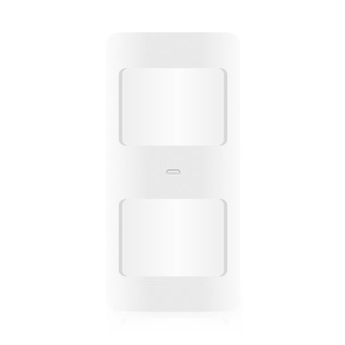 PIR Detektor, kæledyrssikker - Trådløs - Intern antenne - LED indikator for lavt batteri - Detektionsområde 8 m / 110º - Strømforsyning 2 AA batterier 1.5 V LR6