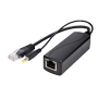 PoE Splitter - Til IP kameraer uden PoE - Input RJ45 (PoE) / Output RJ45 og jack - Hastighed 10/100Mbps - Maks effekt 30 W / DC 12 V / 2A - PoE IEEE802.3af / PoE IEEE802.3at