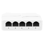 PoE-forlænger DIN - Øg PoE-området - IEEE 802.3 af/at/bt - Udgangseffekt 60 W (port 2) og resten 30 W - 4 porte 10/100 Mbps