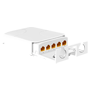 Udendørs PoE-forlænger - Øg PoE-området - IEEE 802.3 af/at/bt - Udgangseffekt 60 W (port 2) og resten 30 W - 4 porte 10/100/1000 Mbps