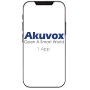 Akuvox - Licens til 1 APP - Til yderligere APPs - Kompatibel med Akuvox SmartPlus APP