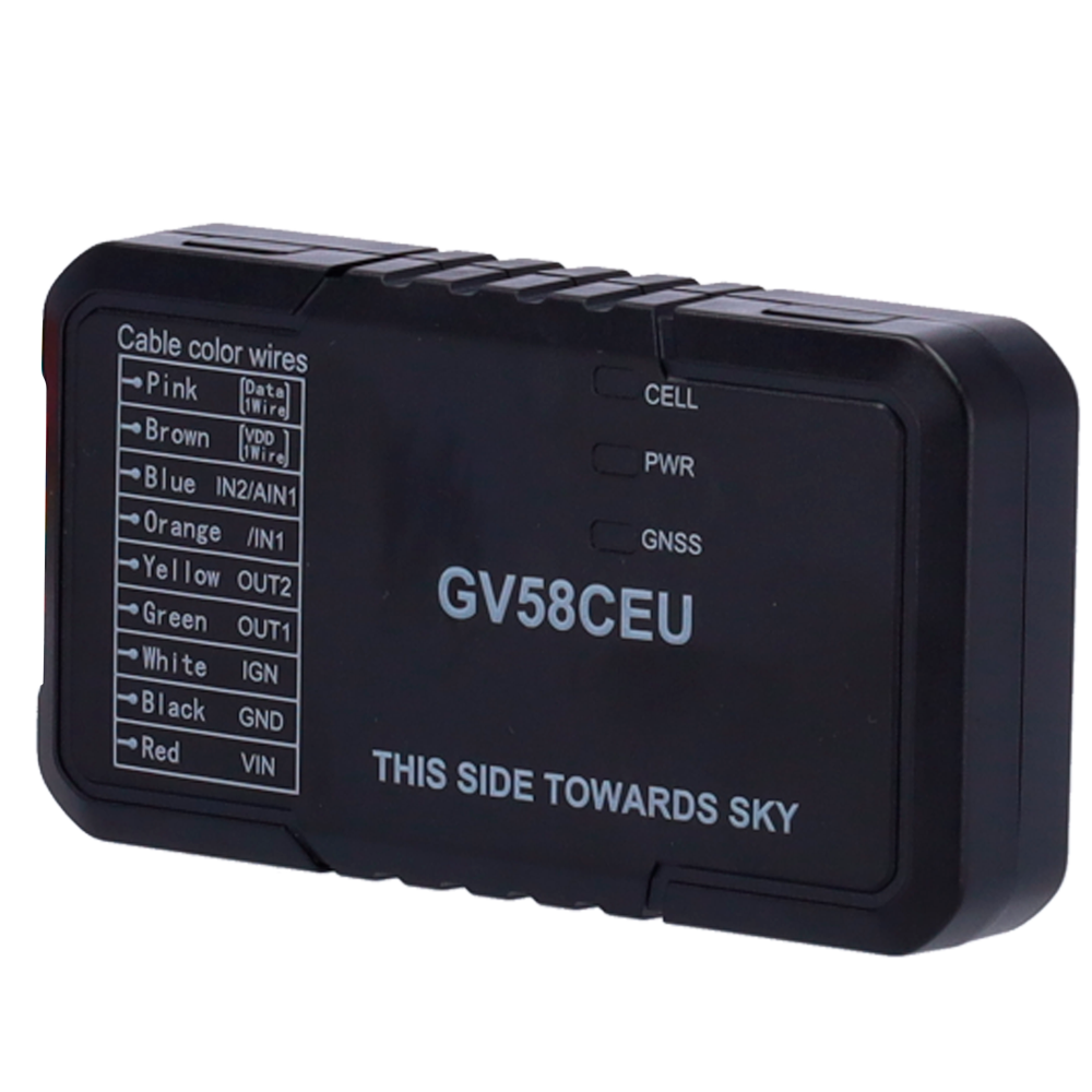 Lavt strømforbrug mini tracker - LTE Cat 1 med backup 2G - Kompakt til skjulte installationer - Understøtter 1-wire - BLE support 5.2