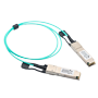 QSFP+ direktforbindelseskabel - Hastighed 40Gbps - QSFP+ moduler i begge ender - Ideel til stabling mellem switches - 30 meters længde - Optisk kabel