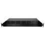 Metalstel - Til racking op til: - 12 Media Converters - Dobbelt strømforsyning - 1U - 19"