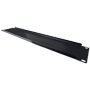 Blindplade til standard 19" rack - Størrelse 2U - Sort farve