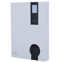 Cover til NEO ladere - Forside af laderen - Månehvid farve - 3 strøm- og kommunikationsindgange - Hurtig og nem installation