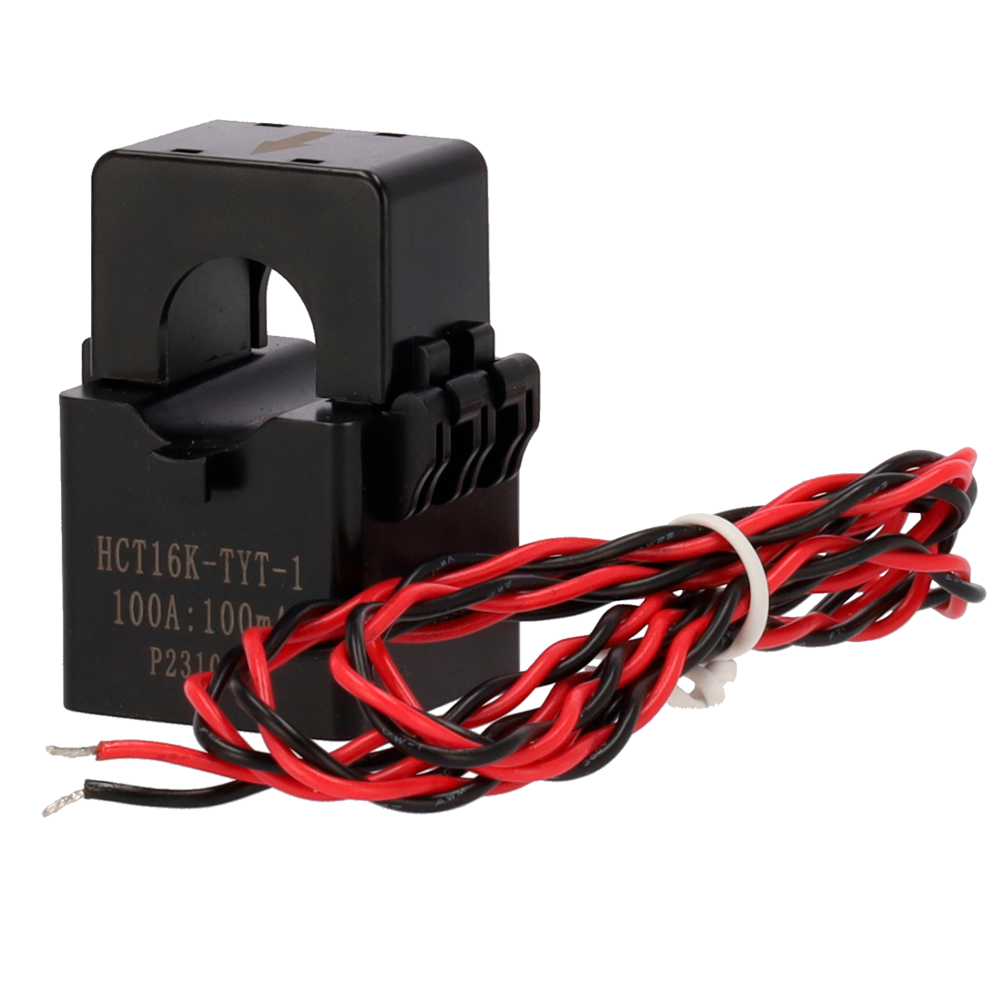 CT toroidal klemme - Load balancing måler - Op til 80A - 1m kabel