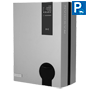 Lader til elbiler - Effekt 22kW / 32A / Trefaset - Connector type 2 - Beskyttelse IP55 - Overvågning fra APP og portal - Skalerbar : Sølvfarve