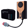 Kit portabel lader + stikadaptere - Effekt 22kW / 32A / Trefaset - Connector type 2 - Adaptere til kabler - Overvågning fra APP - Træfarve
