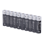 Huiderui - AA batteri / FR6 / FR14505 / 15LF - 10 stk - Spænding 1.5 V - Lithium - Nominel kapacitet 3000 mAh - Kompatibel med katalogprodukter