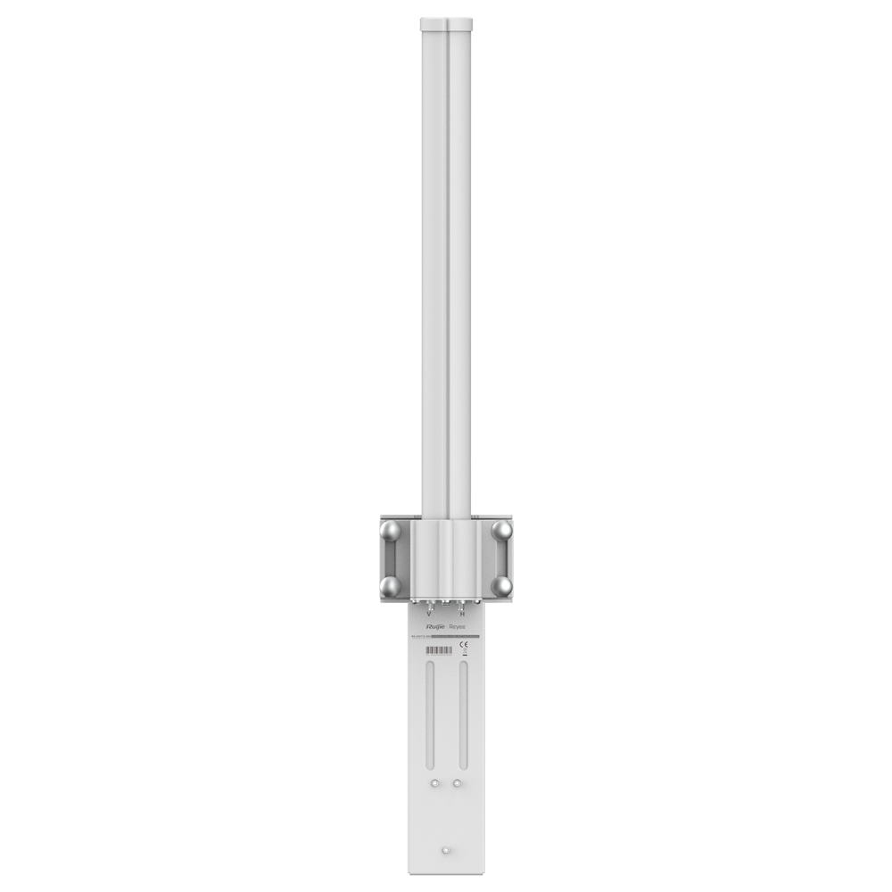Reyee - Frekvens 5,15 GHz 5,85 GHz - Passiv antenne kompatibel med RG-AirMetro550G-B - Driftsafstand op til 2 km - IP55, egnet til udendørs - 2x SMA Male stik