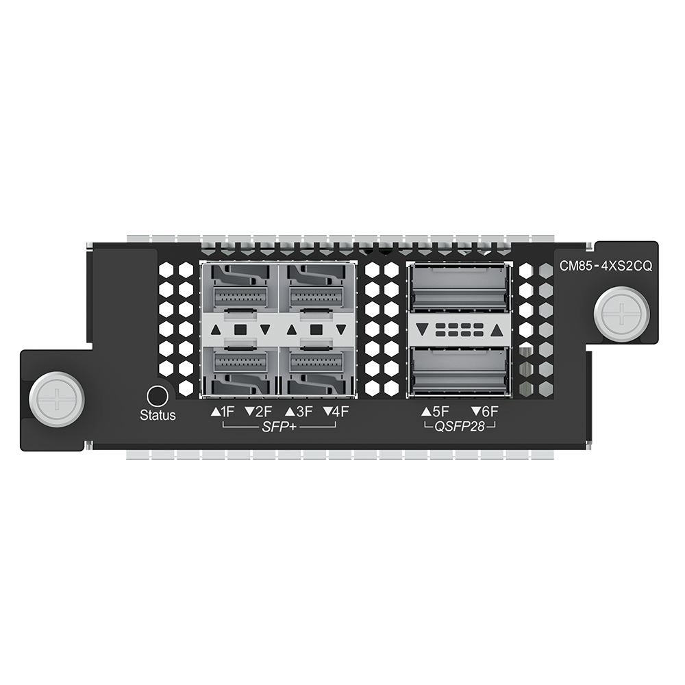 Ruijie - Udvidelsesmodul til switch - Kompatibel med RG-CS85 - 4x SFP+ og 2x QSFP28 100 Gbps