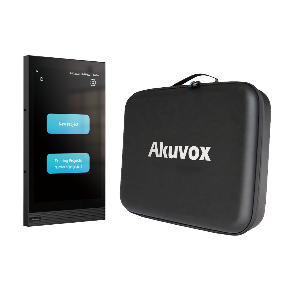 Video dørtelefon installatørkit - IPS display på 8" | TCP/IP, PoE og WiFi - Automatisk scanning af udstyr - Ændring af lokale indstillinger - Konfiguration af fællesskabsprojekter - Automatisk generering af projekter i Cloud