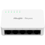 Reyee Switch Desktop - Plastik Kabinet - 5 porte RJ45 - Hastighed 10/100Mbps - Plug and Play - Energibesparende teknologi