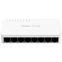 Reyee Switch Desktop - Plastik Kabinet - 8 porte RJ45 - Hastighed 10/100Mbps - Plug and Play - Energibesparende teknologi