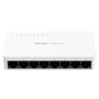 Reyee Switch Desktop - Plasthus - 8 porte RJ45 - Hastighed 10/100/1000Mbps - Plug and Play - Strømbesparende teknologi