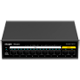 Reyee PoE Desktop Switch - Metalhus - 8 RJ45 porte 10/100 Mbps PoE+ 802.3af/at - 2 Uplink Porte RJ45 10/100 Mbps - Plug and Play - Energibesparende teknologi